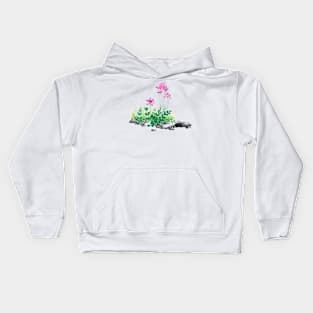 March 3rd birthday flower Kids Hoodie